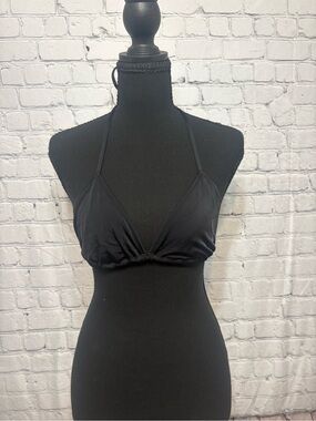 Victoria's Secret Black Triangle Bikini Top & Bottoms